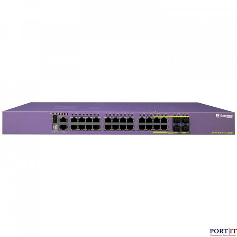 10GE4 Scalable AVB Extreme Networks X440 Switch G2 24T